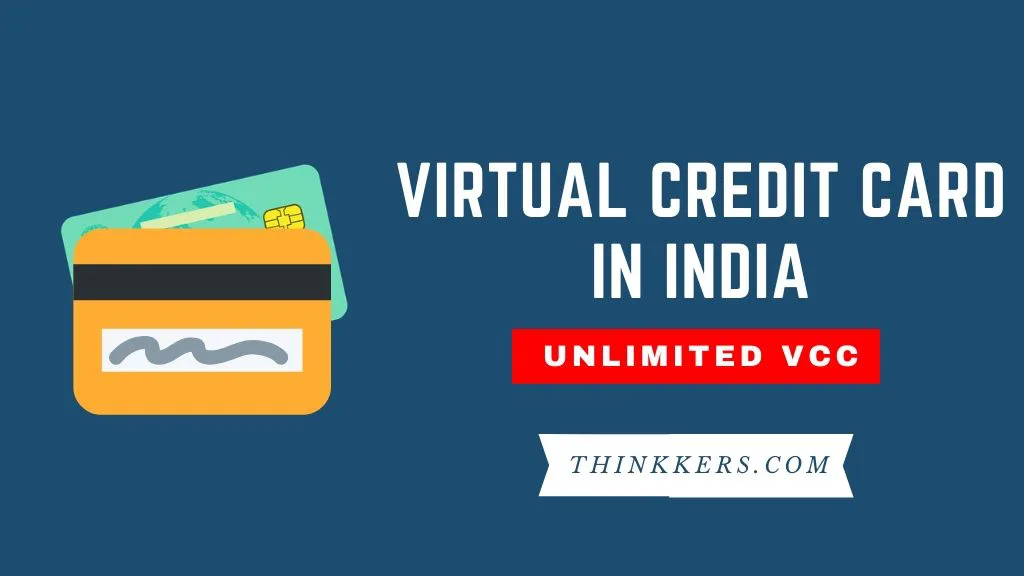 Virtual Credit Card India for netflix