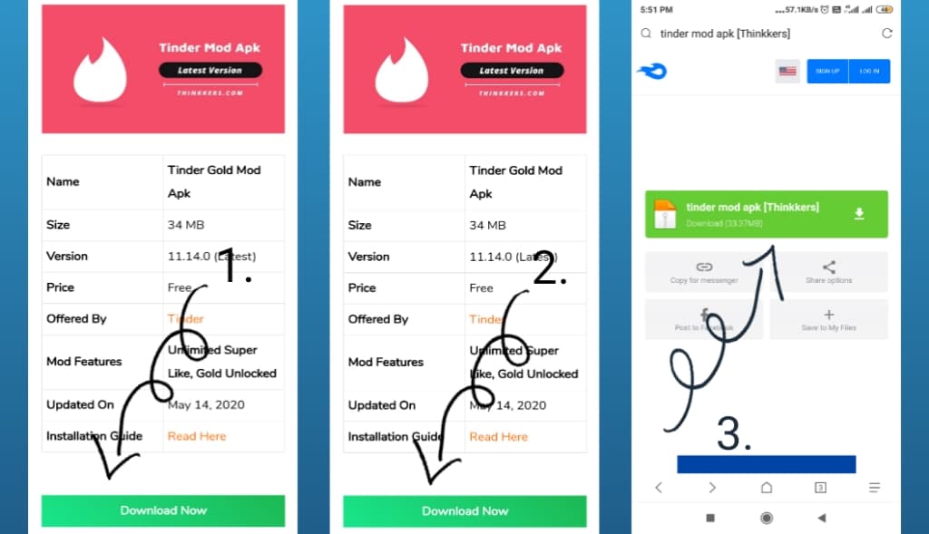 How To Download And Install Tinder Gold Apk on Android.