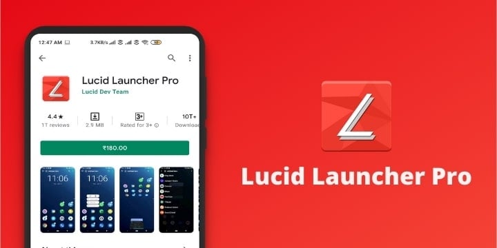 Lucid Launcher PRO Apk vV6.0243 PRODUCTION (Payé Gratuitement)