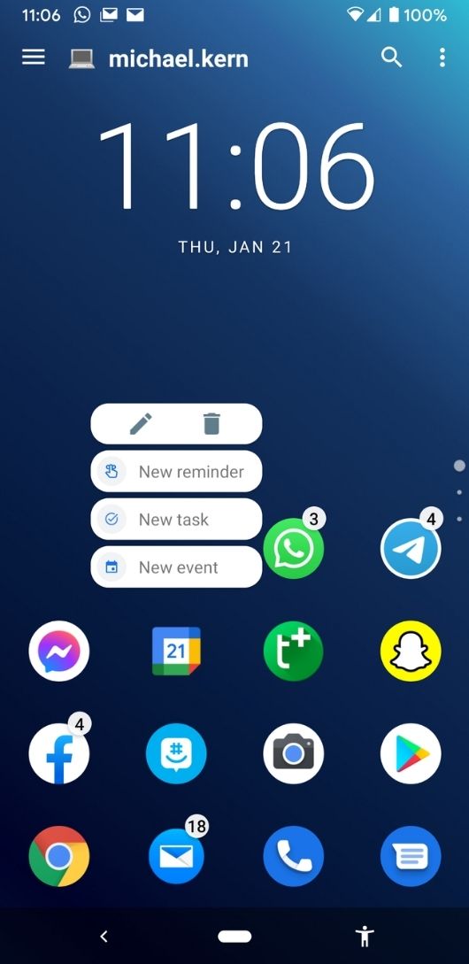 Alternative launcher