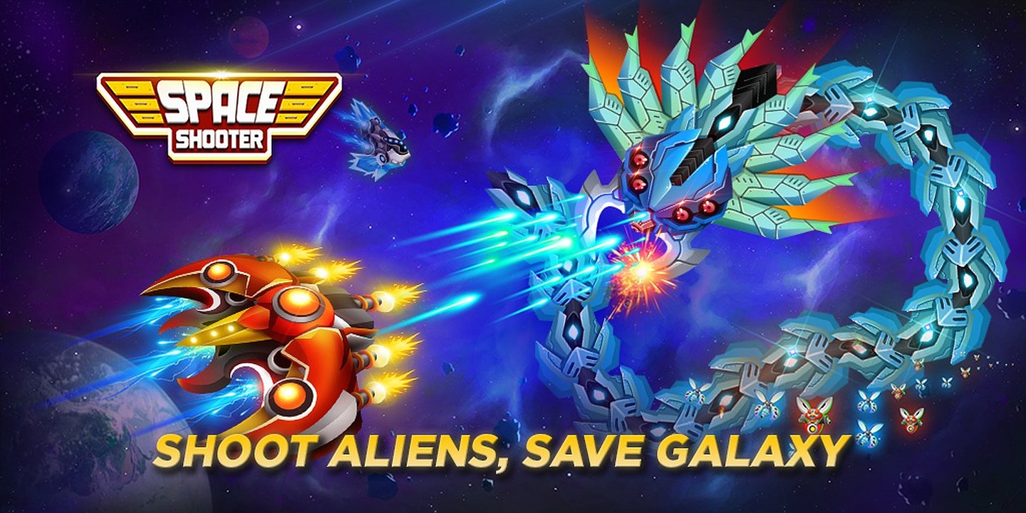 Space shooter Galaxy attack MOD Apk Cover