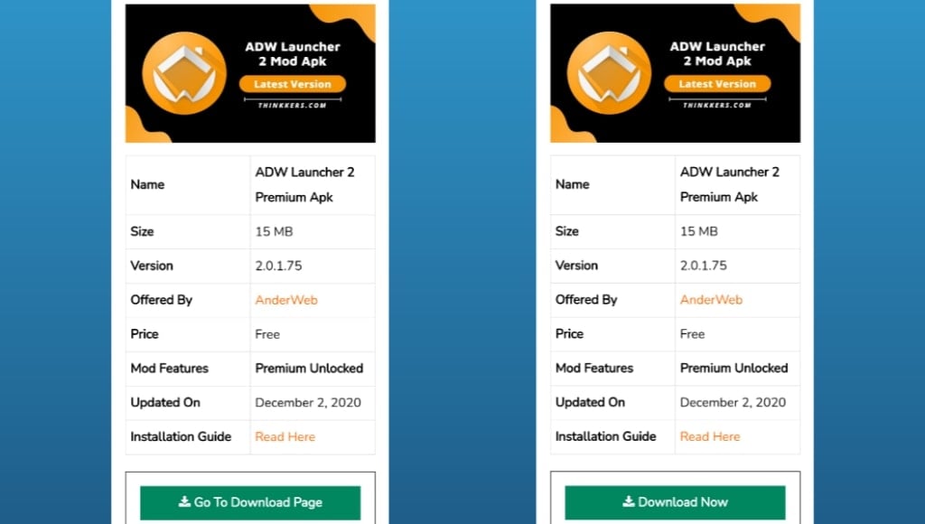 ADW Launcher 2 Mod Apk Download