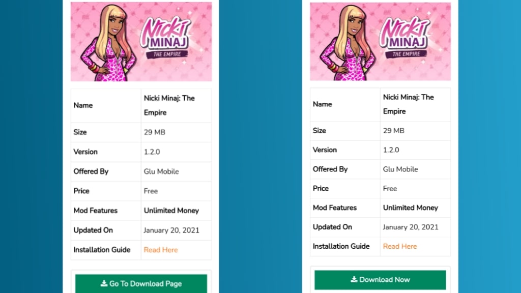 Nicki Minaj The Empire MOD Apk Download