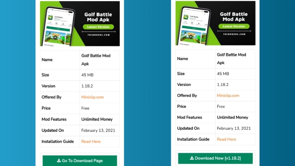 Golf Battle Mod Apk Download