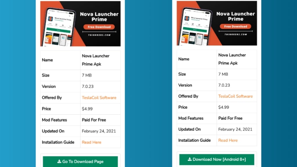 Nova Launcher Prime Apk Download