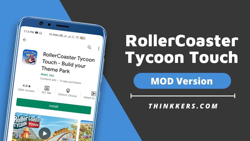 RollerCoaster Tycoon Touch MOD Apk - Copy