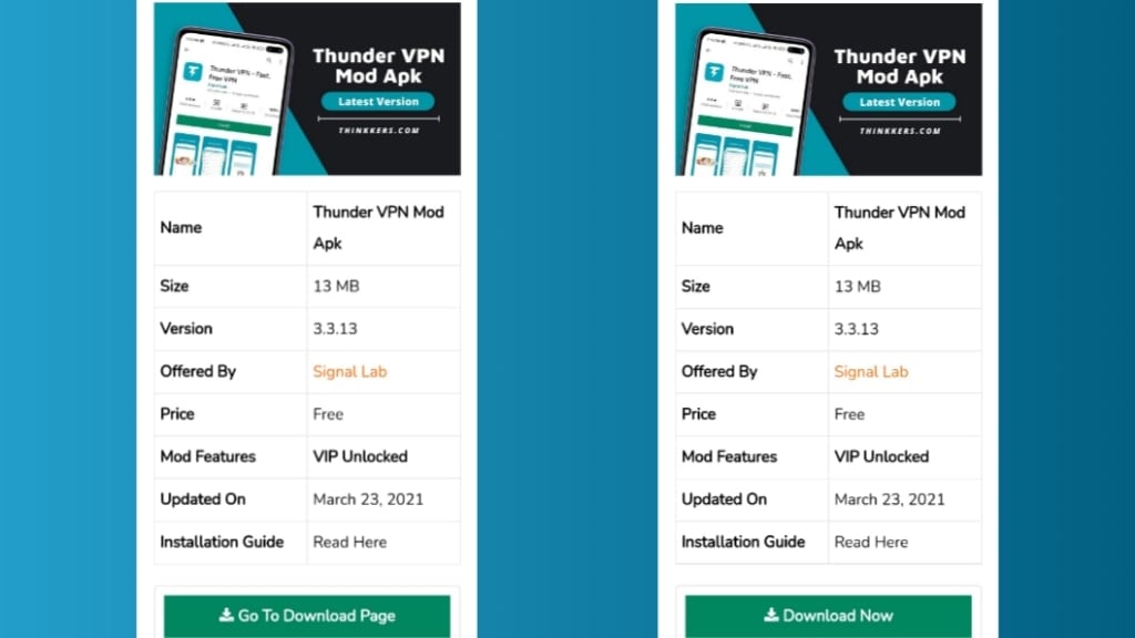 Thunder VPN VIP Mod Apk