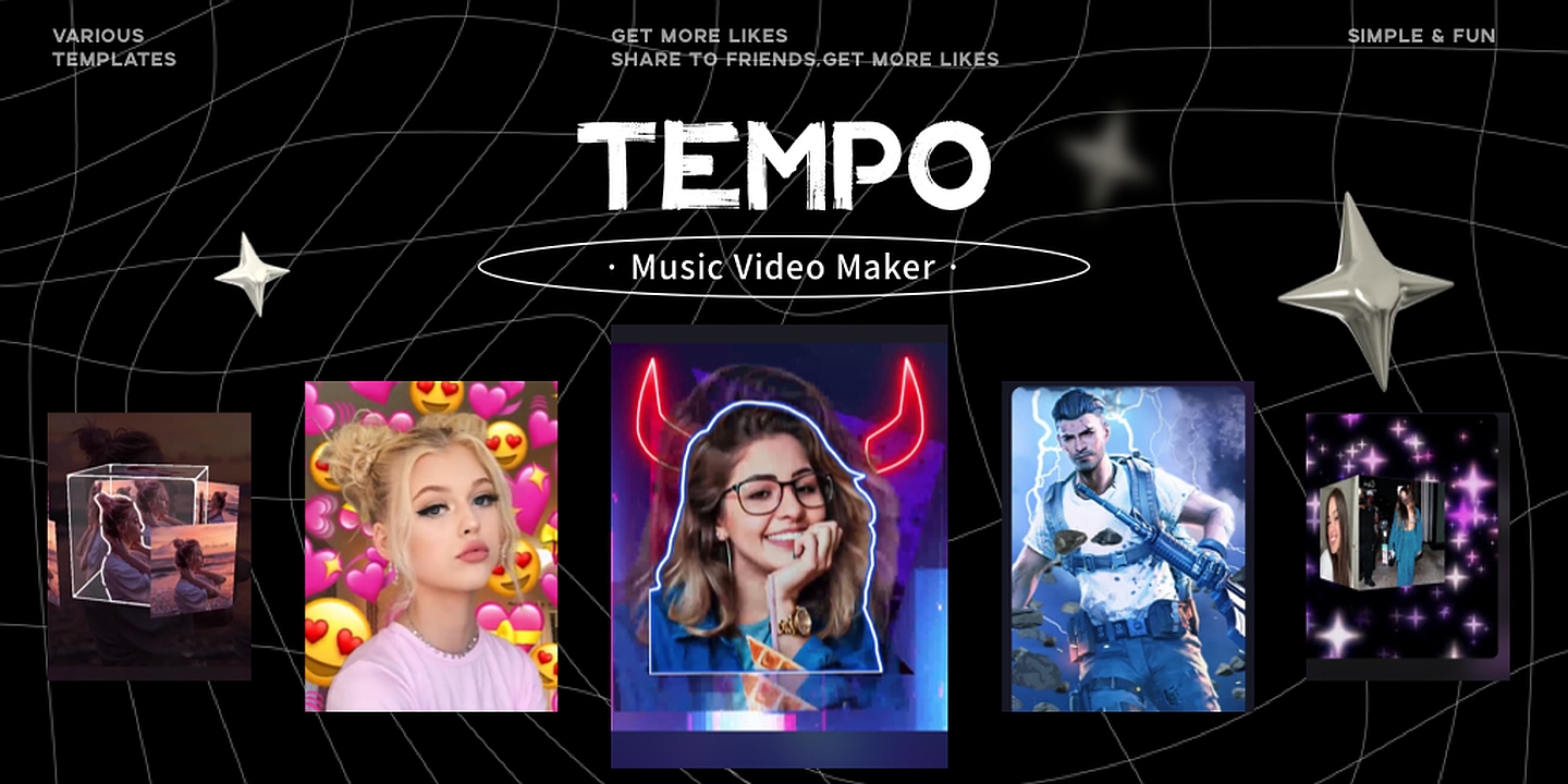 Tempo Music Video Maker MOD Apk Cover