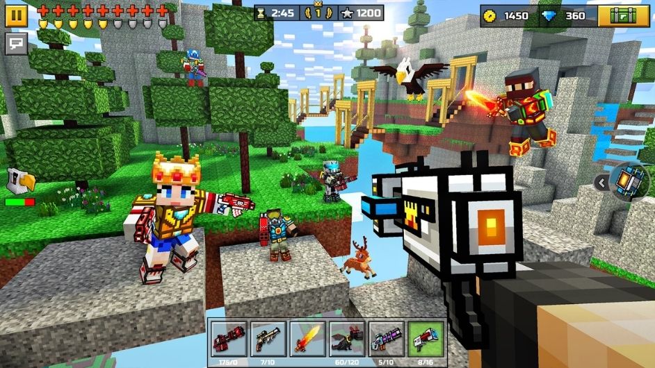 Pixel Gun 3D all guns unlocked