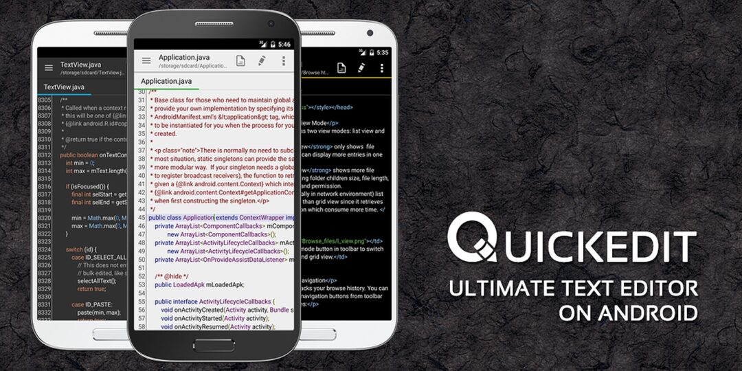 QuickEdit Text Editor PRO Apk + MOD v1.10.4 (Paid)