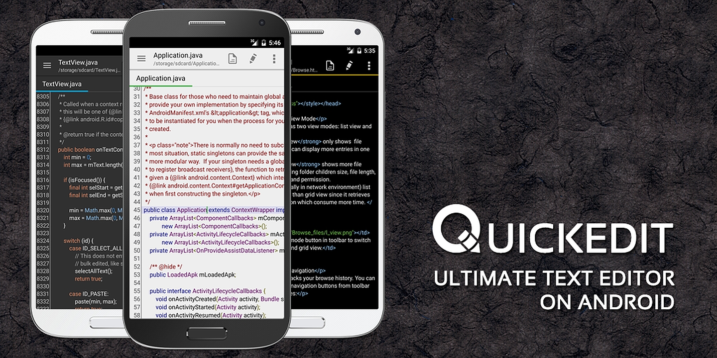 QuickEdit Text Editor Pro MOD Apk Cover