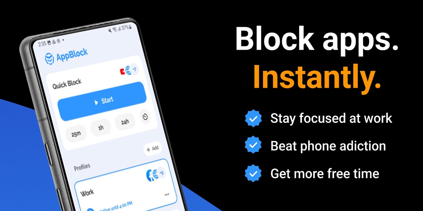 AppBlock Block Apps Sites MOD Apk Cover