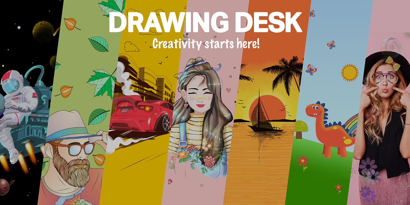 Drawing Desk Draw Paint Art MOD Apk Cover