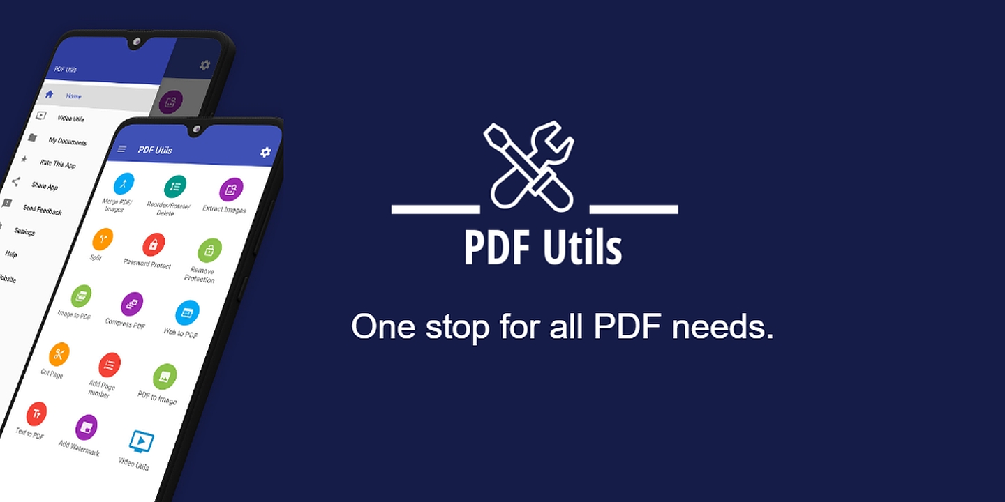 PDF Utils Merge Split Edit MOD Apk Cover