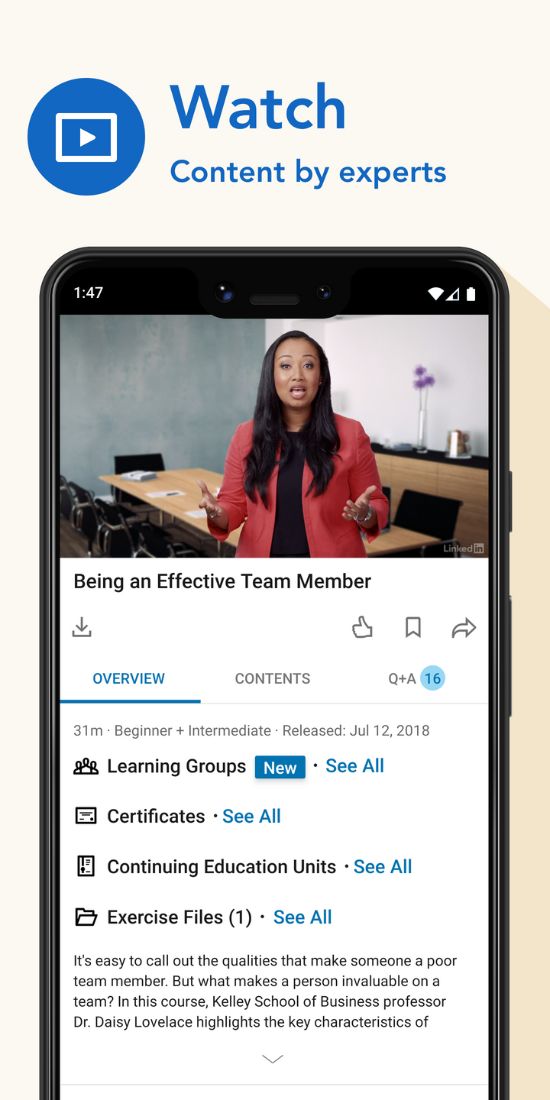 LinkedIn Learning for Android