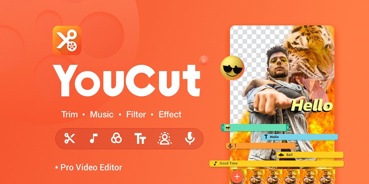 YouCut Video Editor Maker MOD Apk Cover