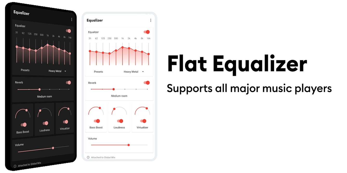 Flat Equalizer Bass Booster MOD Apk Cover
