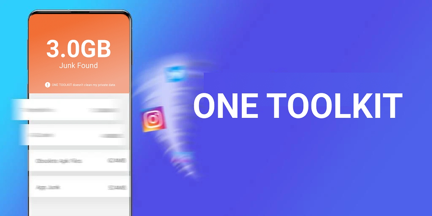 ONE TOOLKIT Delete Junk Files MOD Apk Cover