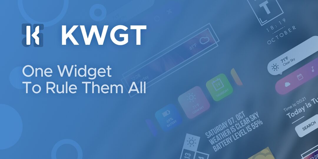KWGT Kustom Widget Maker Apk + MOD v3.75b405118beta (Unlocked)