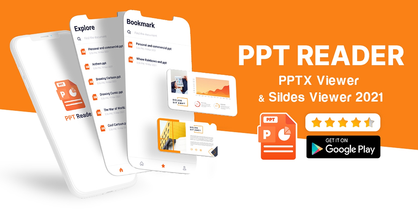 PPT Reader PPTX File Viewer MOD Apk Cover