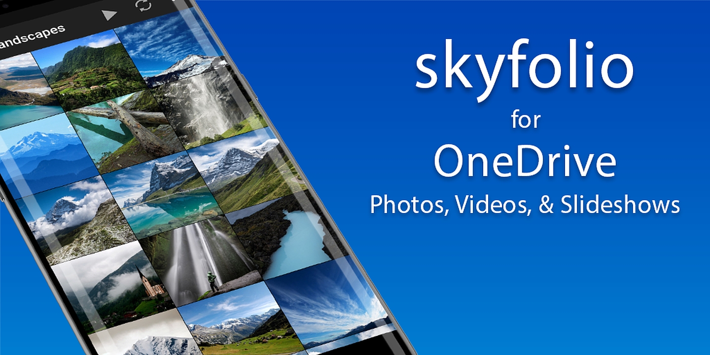 SkyFolio OneDrive Photos MOD Apk Cover