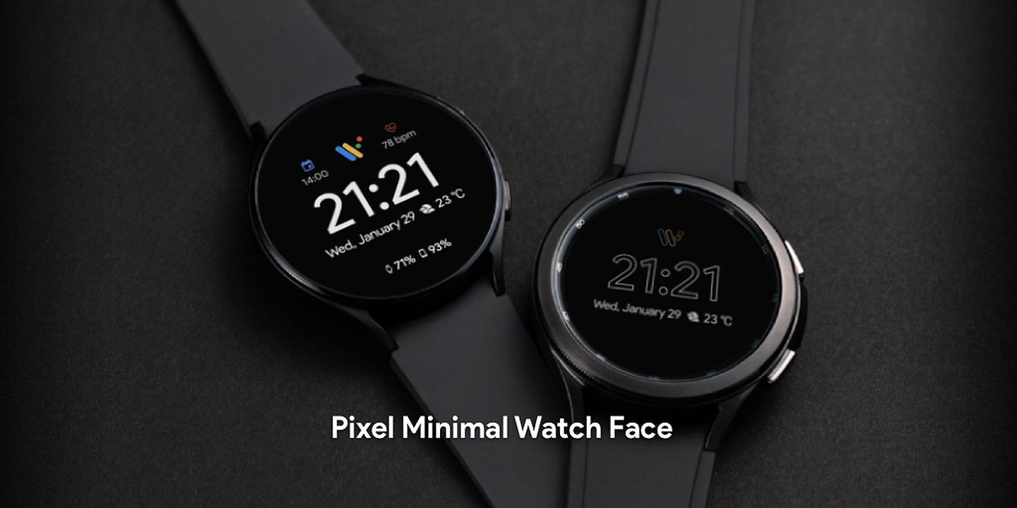 Pixel Minimal Watch Face MOD Apk Cover