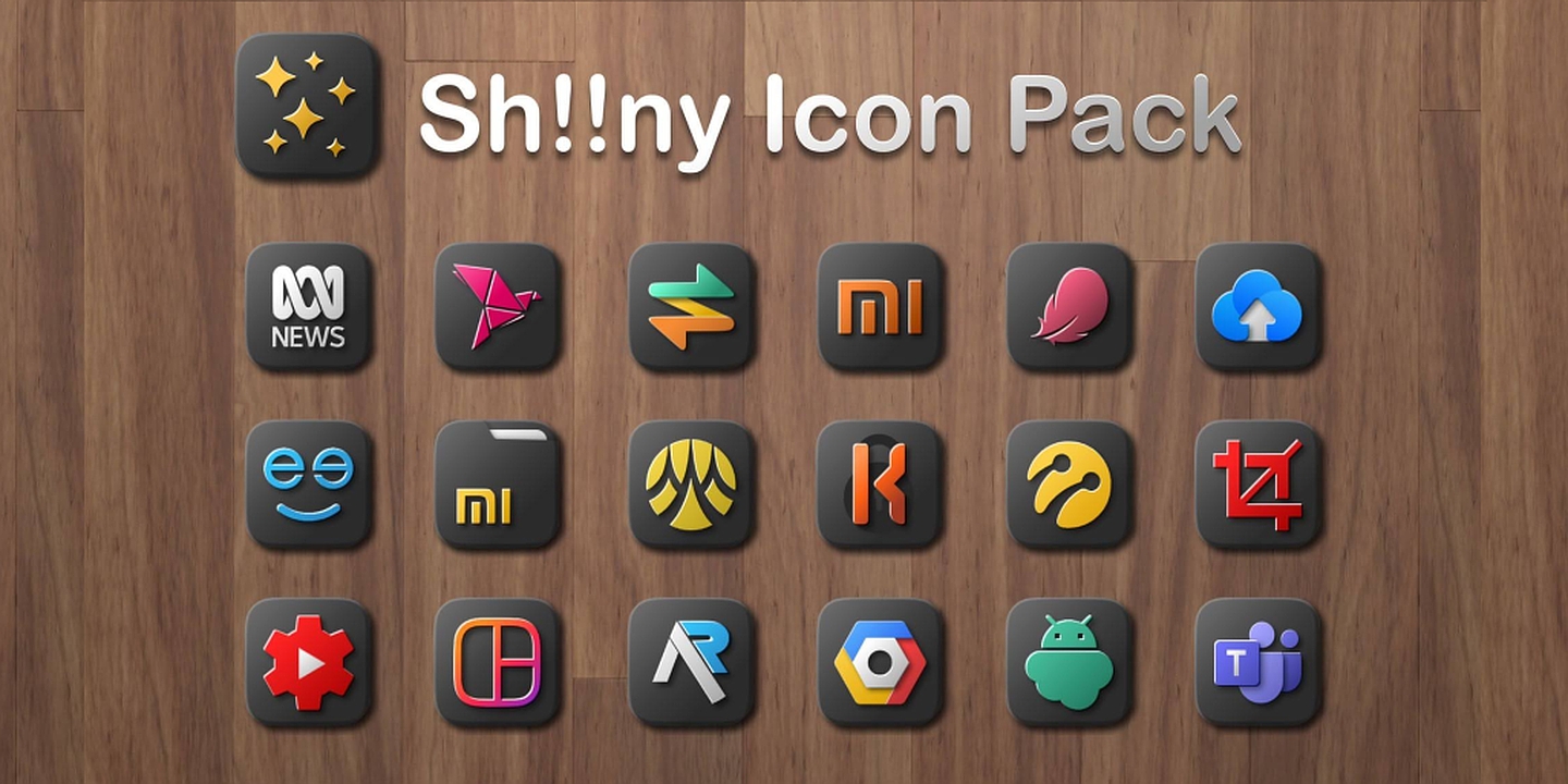 Shiiny Icon Pack MOD Apk Cover