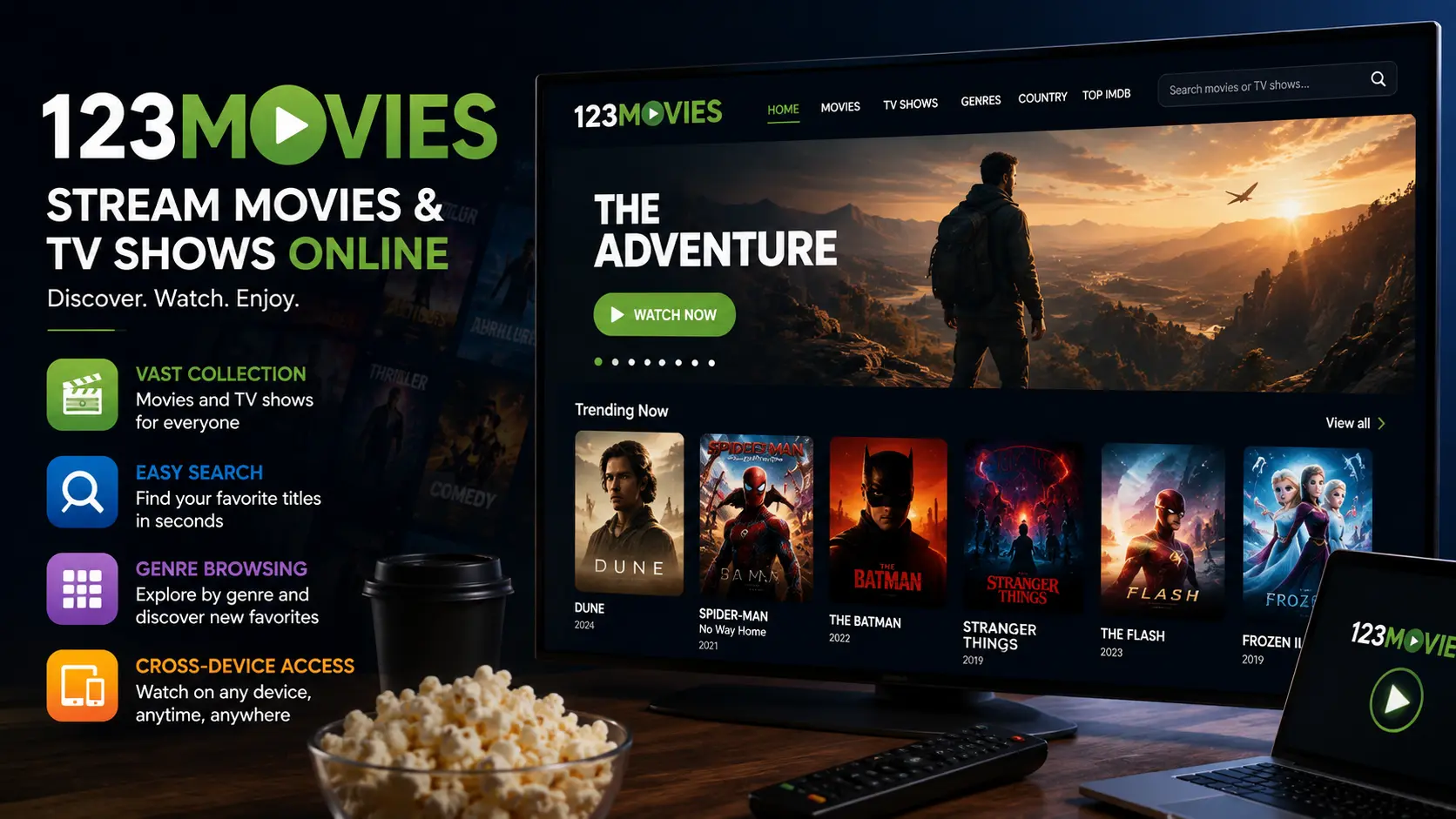 123Movies: Complete Guide to Its History and Features icon