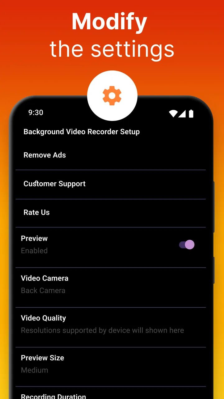 Auto Background Video Recorder Screenshot 7