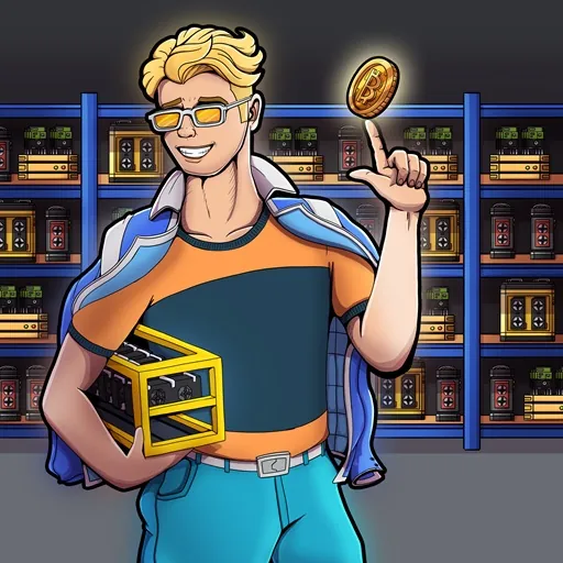 Bitcoin Miner Bro - Tycoon Screenshot 1