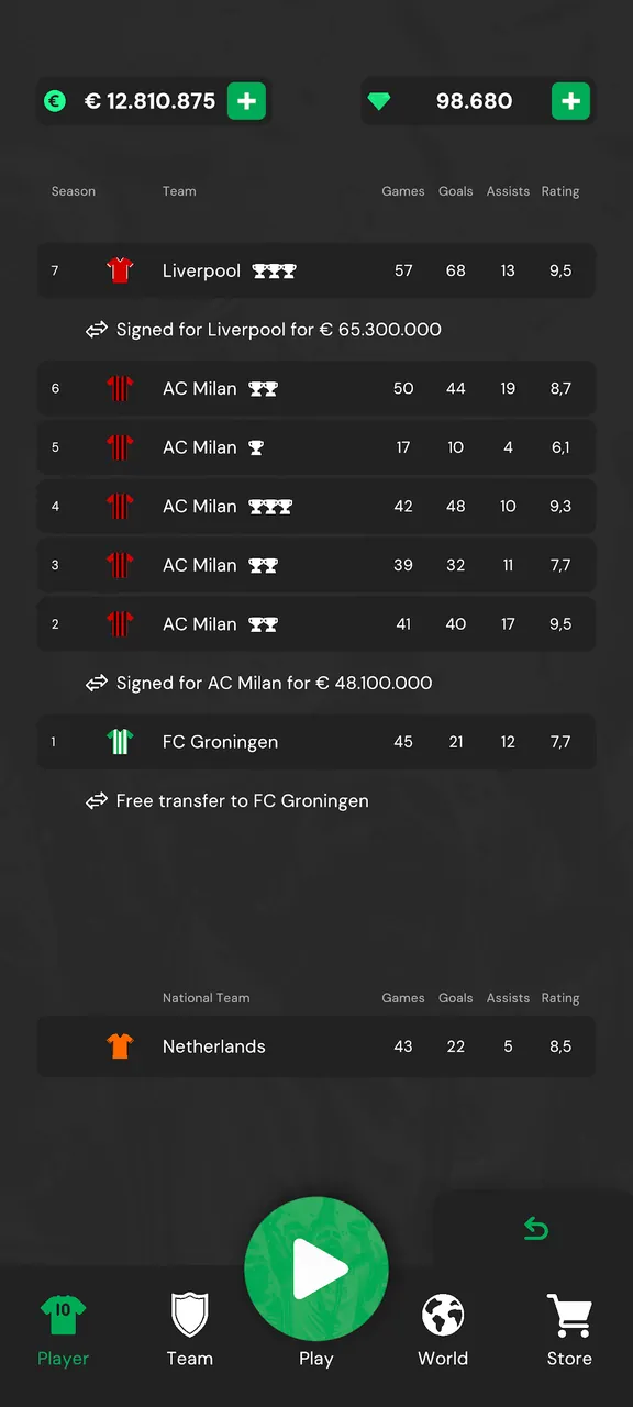Club Legend Screenshot 7