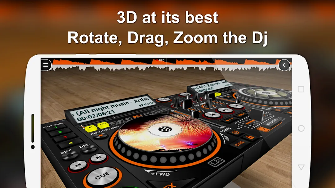 DiscDj 3D Music Player Screenshot 2