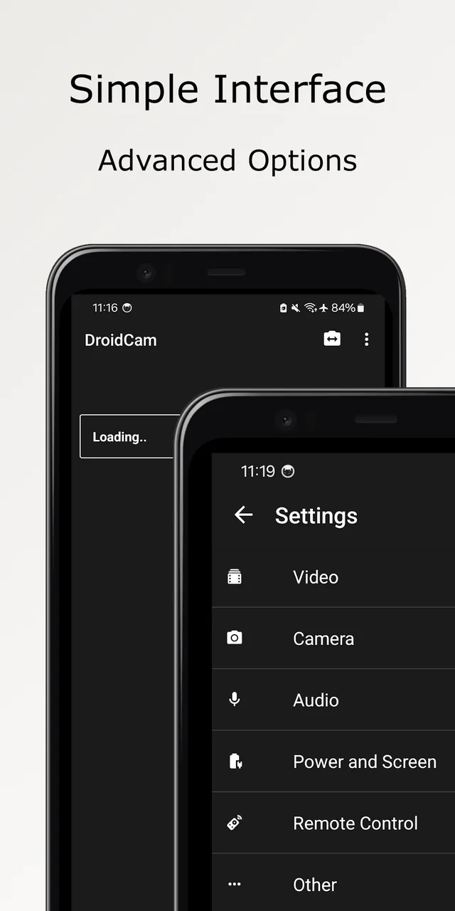 DroidCam OBS Screenshot 3