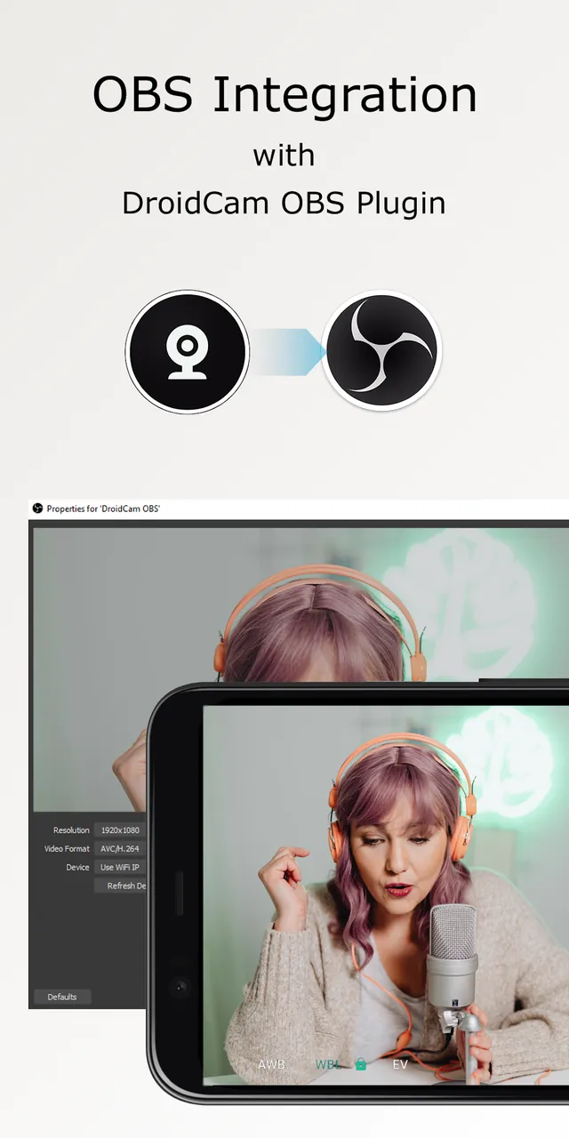 DroidCam OBS Screenshot 5