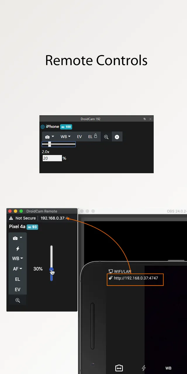 DroidCam OBS Screenshot 6
