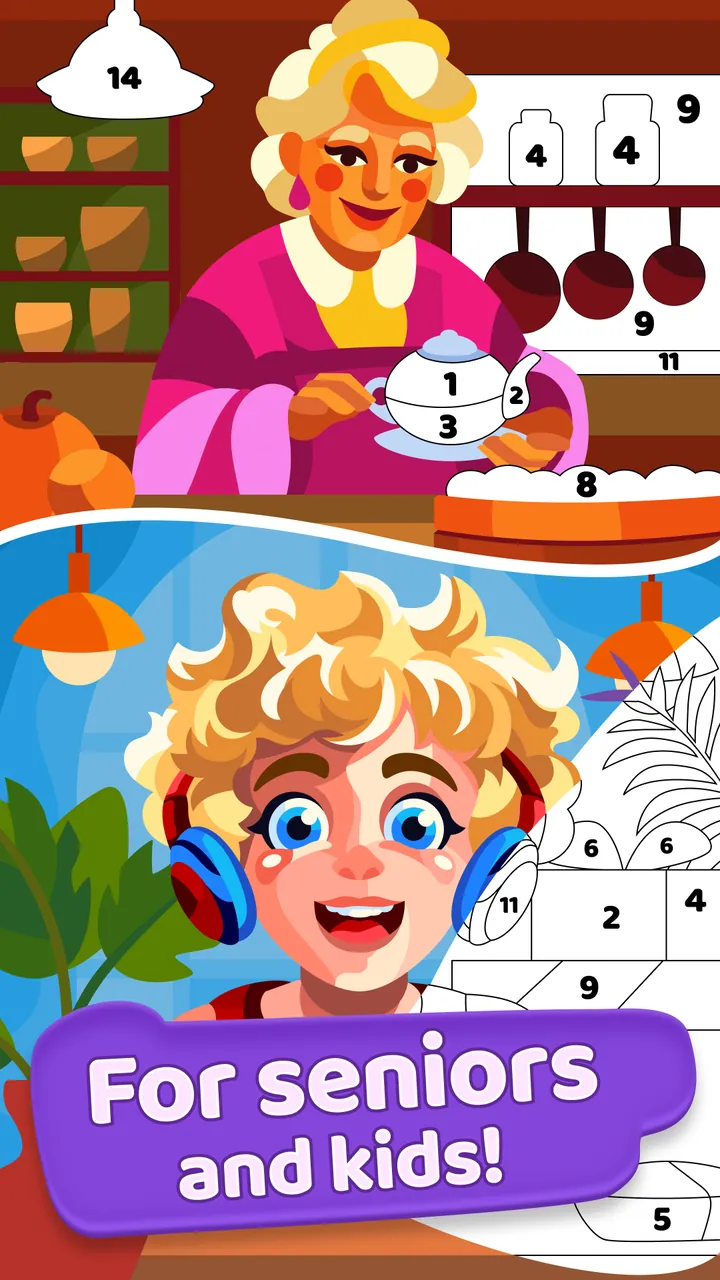 Gallery: Coloring Book & Decor Screenshot 2