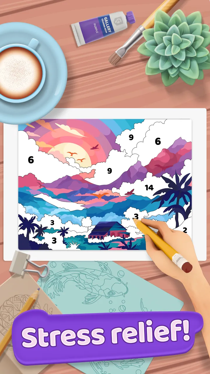 Gallery: Coloring Book & Decor Screenshot 4