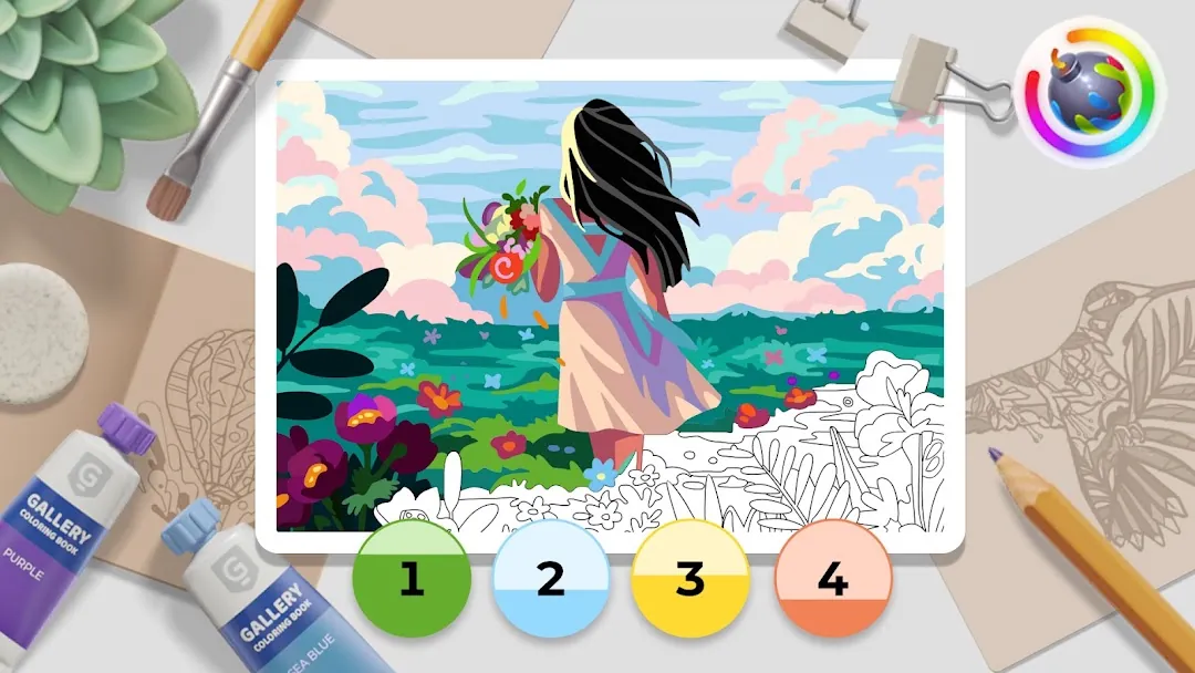 Gallery: Coloring Book & Decor Screenshot 8