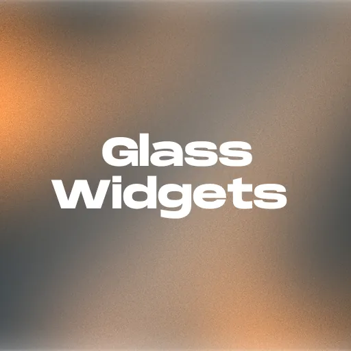 Glass Widgets Screenshot 1