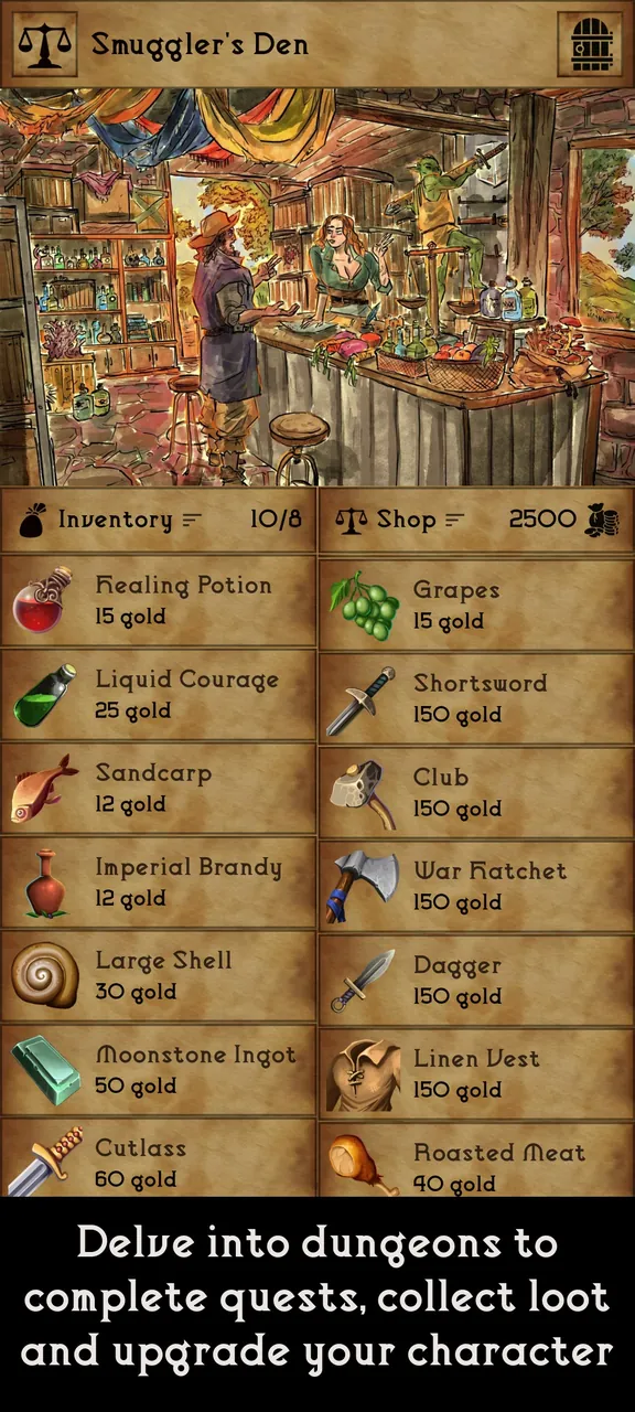 Grim Tides - Old School RPG Screenshot 6