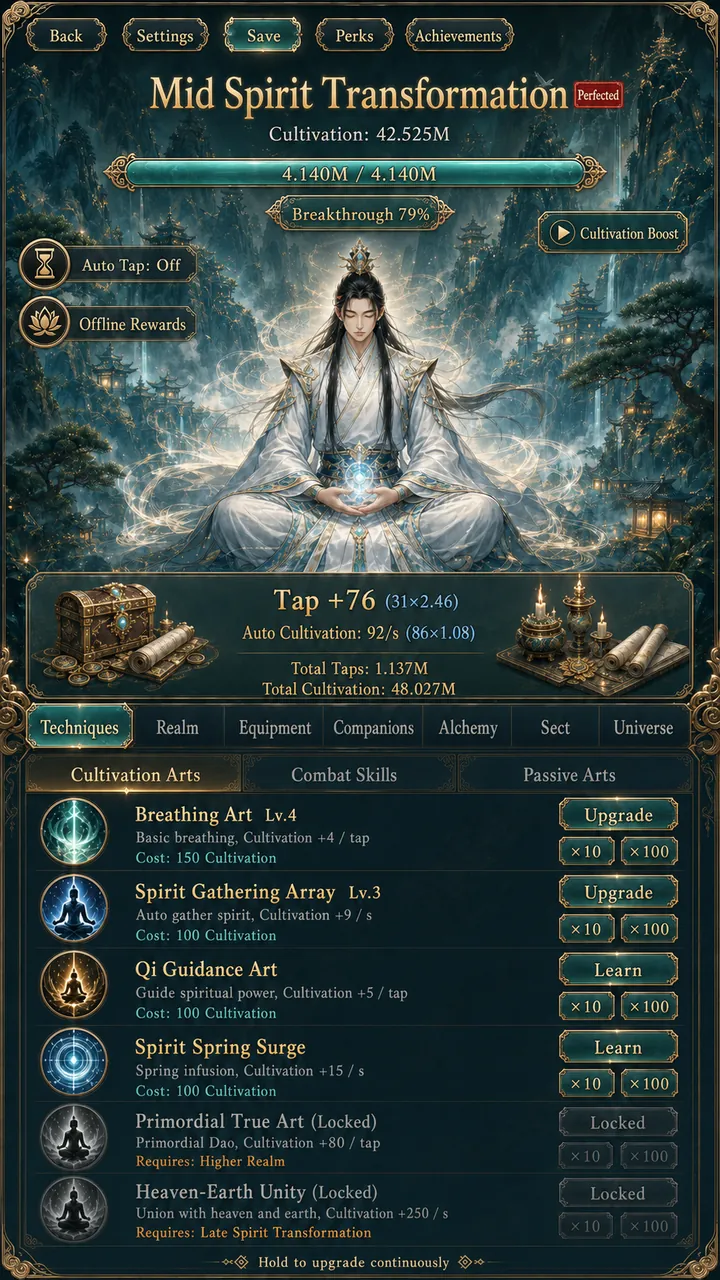 Idle Cultivation Screenshot 4