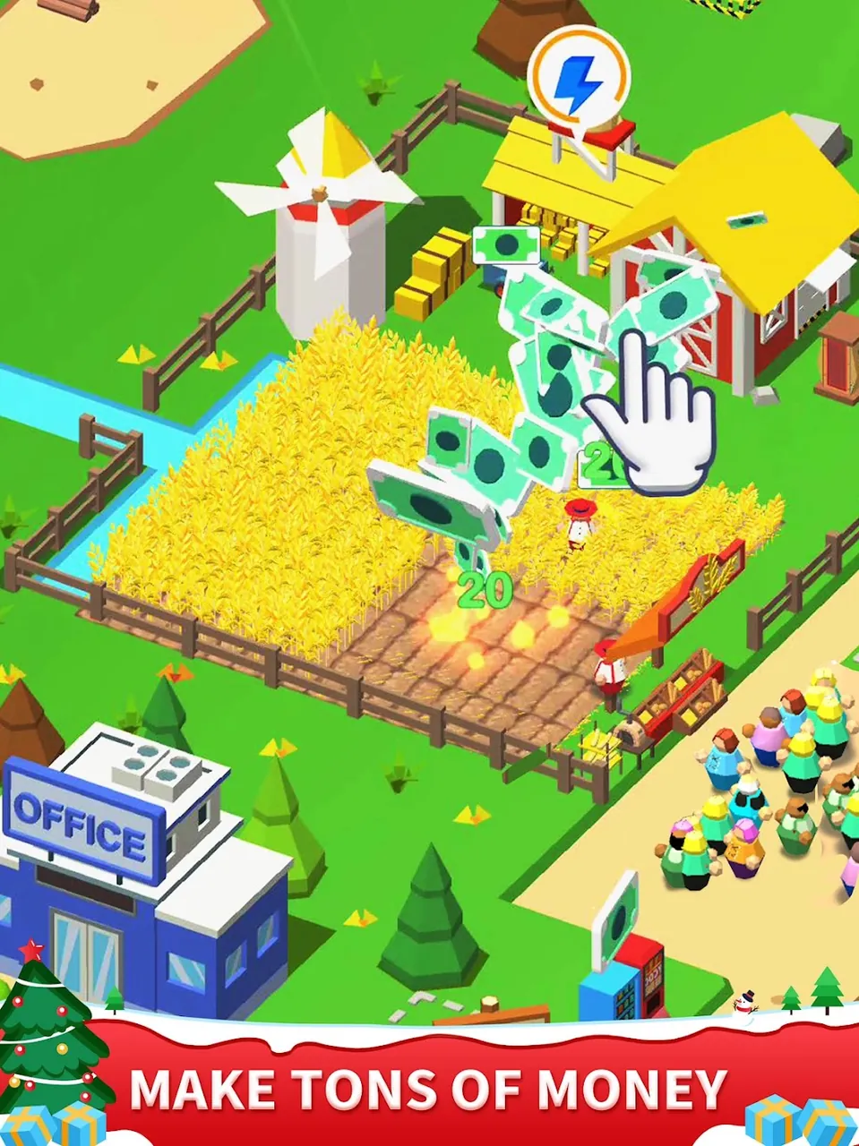 Idle Leisure Farm - Cash Click Screenshot 8