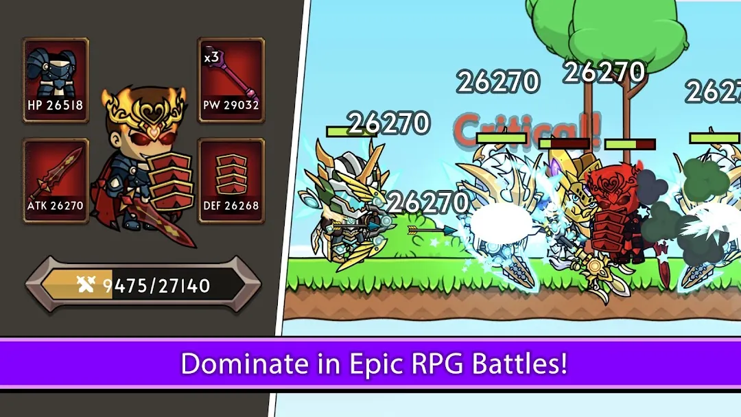 Knight Hero 2 Revenge idle RPG Screenshot 8