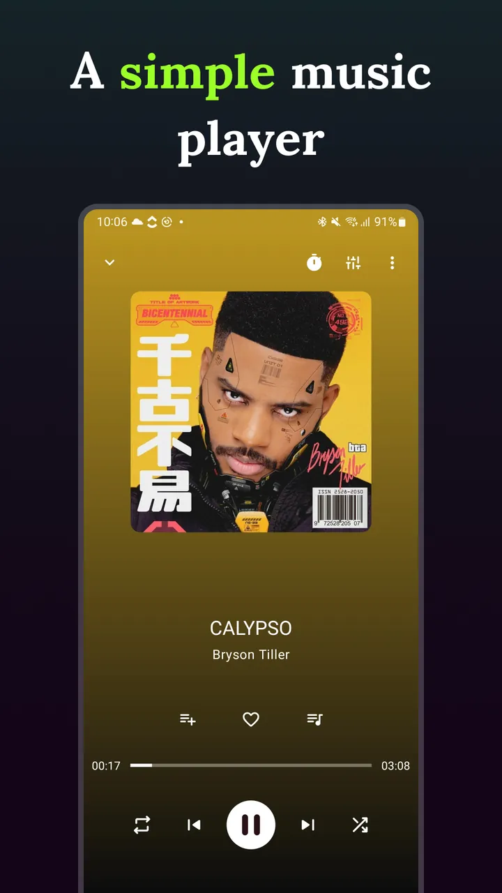 Lucid Music Player Screenshot 2