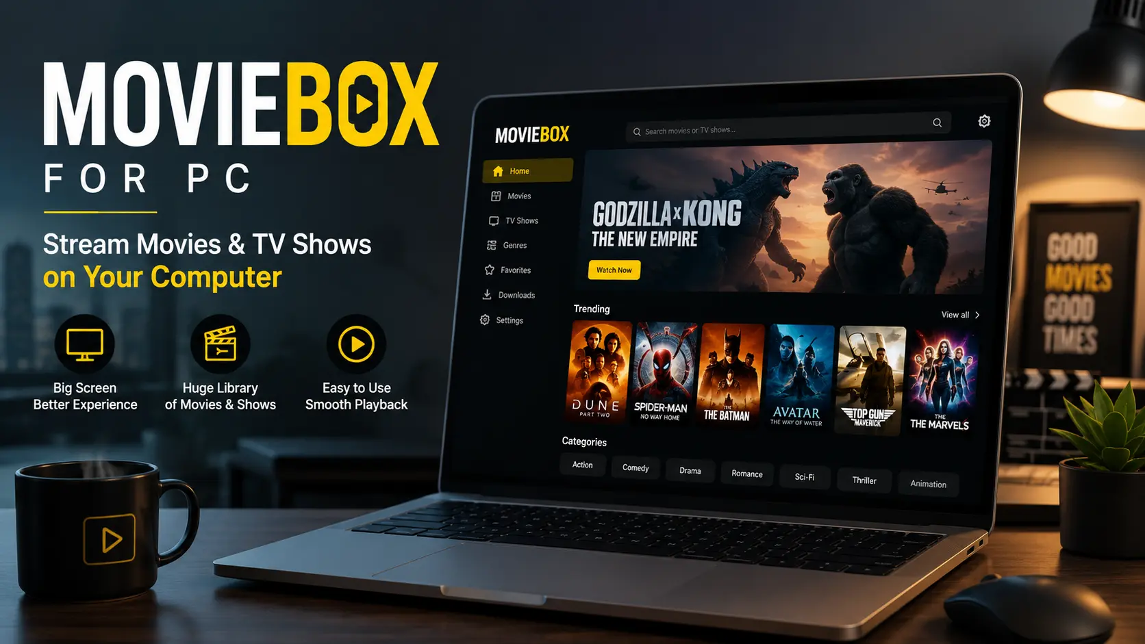 MovieBox APK for PC: How to Watch Movies on Your Computer icon