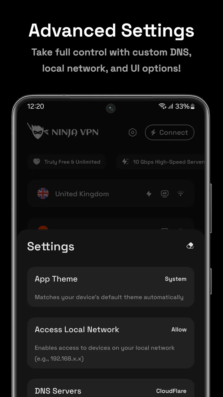 Ninja VPN Screenshot 4