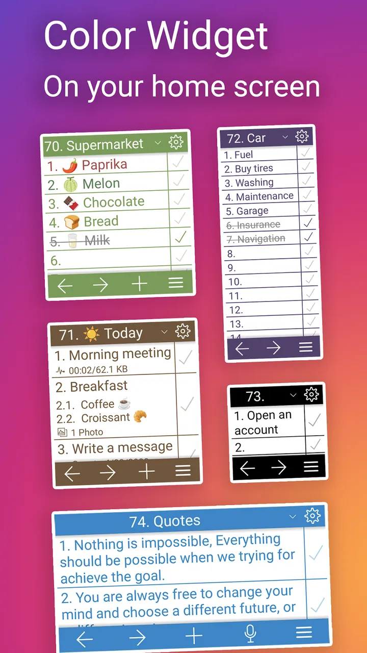 NoteToDo - Notes & To Do List Screenshot 3