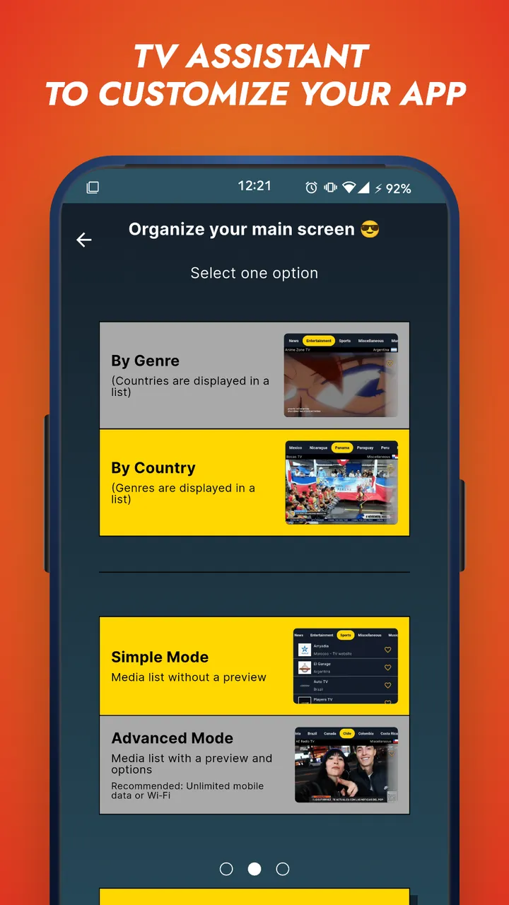 Orbitv: World TV Channels Screenshot 8