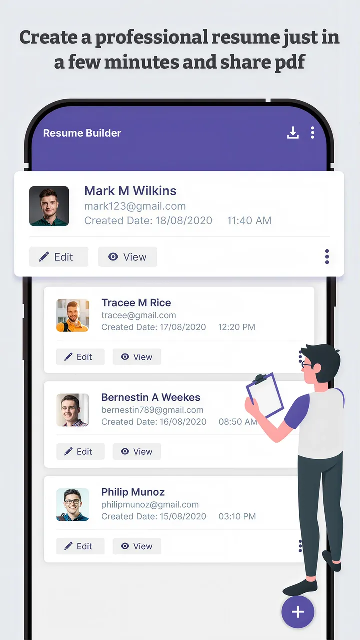 Professional Resume Builder Screenshot 4