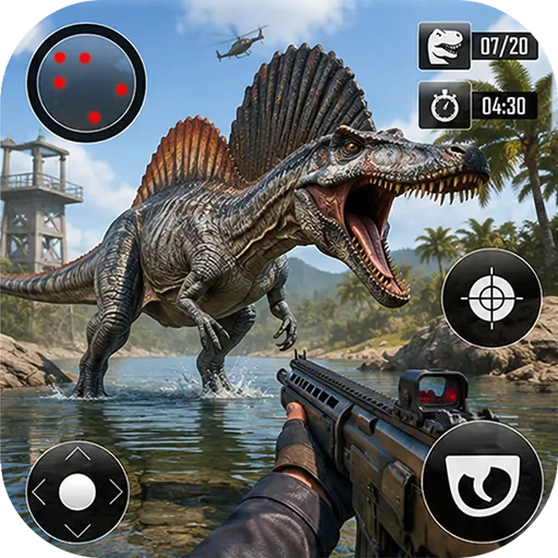 Real Dino Hunting Gun Games Screenshot 1